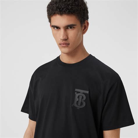 burberry monogram motif cotton oversized t-shirt|Men’s Designer T.